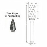 BEST CARBIDE CARBIDE BURRS Best Carbide - SG5NF 1/2" Aluminium Cut Carbide Burr